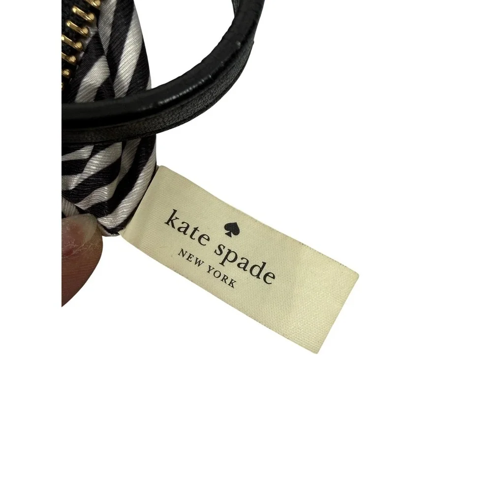 Kate Spade New York Colorblock Crossbody, Taupe and Black, 100% Cow Leather